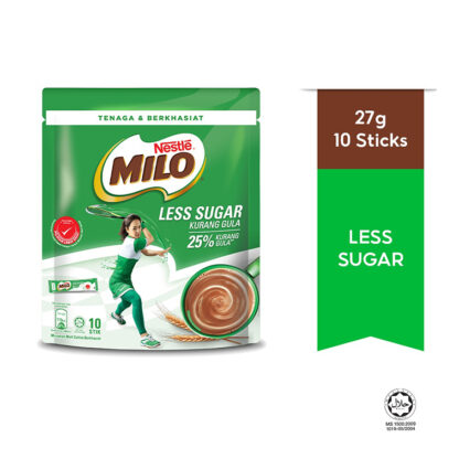 MILO® Less Sugar 27gx10支